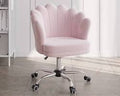 Ergonomic Velvet Swivel Office Chair